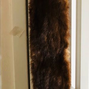 NEW Real piece mink scarf